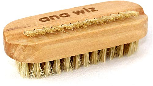 Ana Wiz Wooden Nail Brush Natural Bristles