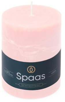 Spaas Rustikale Stumpenkerze 80/110 mm 65St. - hellrosa