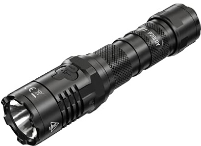 NITECORE Taschenlampe P20i UV - Taktische Akku-Taschenlampe mit 1.800 Lumen & UV-Licht - USB-C aufladbar - 337 Meter Leuchtweite
