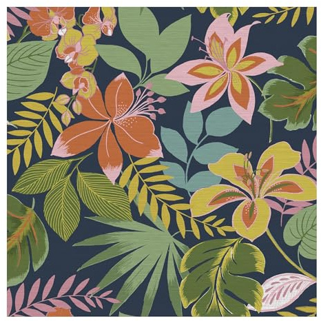 Envy So Exotic Night Vliestapete 10mx52cm | Tapeten Wohnzimmer, Wandverkleidung | Einfach anzubringen und zu Entfernen 1005 x 52
