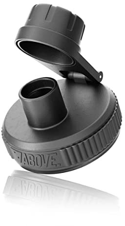 ABOVE. Original Ersatzdeckel - Standarddeckel, Klappverschluss & Trinkhalmdeckel I passend für ABOVE. 1.3L & 2.2L Edelstahl Trinkflasche & 1L Thermosflasche I BPA-Frei (Klappverschluss, schwarz)
