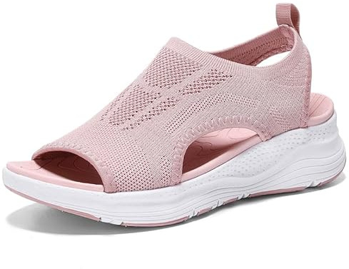 ziitop Sandalias Mujer Verano Comodas Ortopedicas Deportivas para Caminar Punta Abierta Trekking Zapatos Verano Planas de Playa
