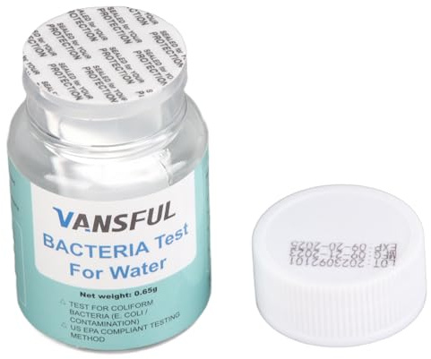 Trinkwasser-Testkit, Genauigkeitstests, Coliforme-Testpulver, Wassertestkits für Trinkwasser, Pool, Teich, See, Brunnen, Leitungswasser, Aquarium
