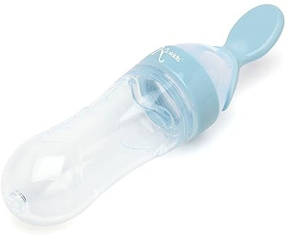 Kiokids Cuchara Alimentadora Para Bebés Azul Claro