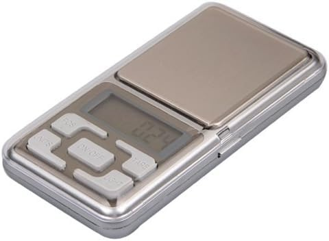 SQUADO Bilancia di Precisione, Portatile Bilancino Precisione 0.01g/200g con Display LCD, Funzione Tara, per Cucina Cucinare, Caffè, Farmaci,