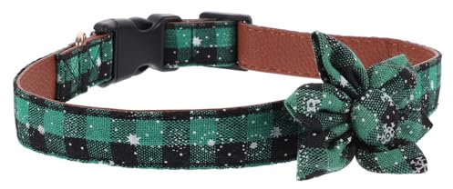 YARNOW Hunde Und Katzenhalsband Mit Weihnachtsmotiven Leicht Und Verstellbar Für Alltag Und Feiertage Mit Sicherheitsverschluss