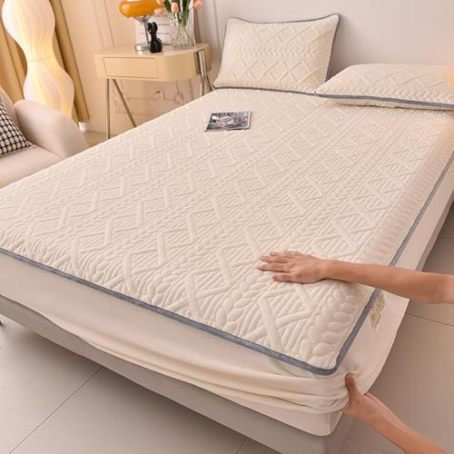 Sábana bajera ajustable de forro polar mullido, suave y cálida, colcha de franela acogedora y acogedora ropa de cama de 48 x 74 cm