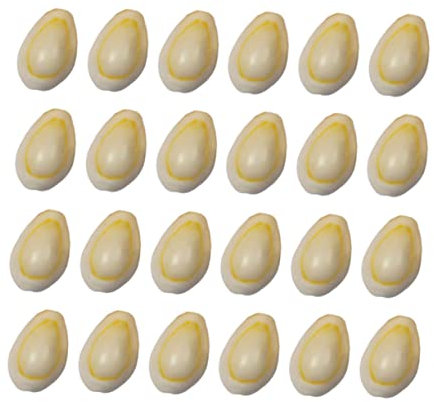 IMIKEYA 100stücke Muschelornamente DIY-schmuckzubehör Goldfarbenes Kreismuster Handgefertigtes Dekor Für Ohrringe Halsketten
