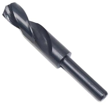1 STÜCK 1/2 Zoll HSS-Bohrer mit reduziertem Schaft, Spiralbohrer mit 33–40 mm Durchmesser, schwarze Nitrierbeschichtung for rostfreien Metall- und Kunststoff(1-2 HSS-35mm)