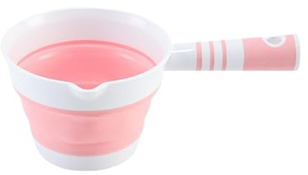 Louche à eau pour salle de bain, pelle pliable avec trou de suspension, cuillère portable pour cuisine et voyage, pour douche, lavage en plein air, tâches de jardin et nettoyage quotidien de la maison