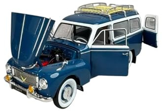 ZHRDWE Copie Fidèle l'Origine Modèle Réduit Véhicule Vintage Volvo PV445 Duett Grande Échelle 1/18 Métal Moulé sous Pression Idéal pour Les Cadeaux Collection Maquette Voiture