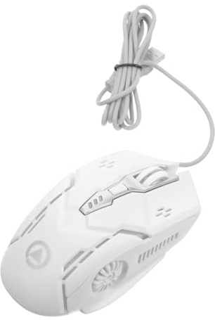 LABRIMP Mouse Gaming USB Cablato Silenzioso con Programmabili e Retroilluminazione LED Colorata Mouse per Computer e Laptop Accessorio Gaming Ergonomico e