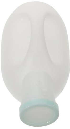 Urinale Uomo Portatile 2000ml in Plastico Bianco Coperchio | Capacità 2000ml, per Ospedale e Casa, Struttura Pratica e Facile da Trasportare