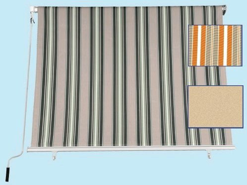 Toldo de caída medidas 300 x 250 cm color amarillo/beige – Tejido 280 g/m²