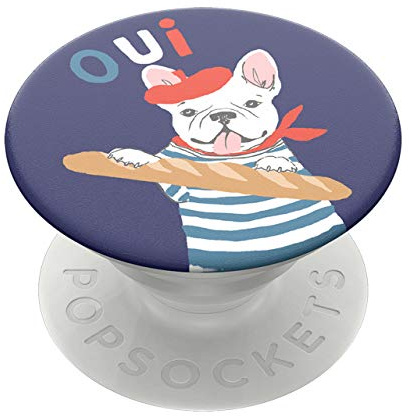 PopSockets: PopGrip Expanding Stand and Grip with a Swappable Top for Phones & Tablets - Frenchie