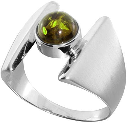 Ring - Asina - Silber 925/000 - Bernstein