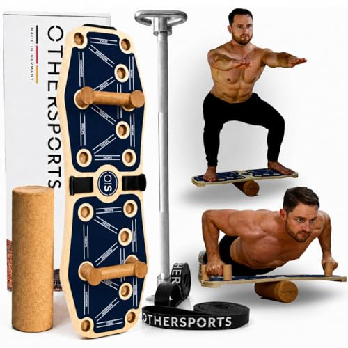 OTHERSPORTS Sportboard 4 - Gleichgewichtstrainer für mehr Kraft & Gesundheit – Effektives Balance Training Equipment für zuhause – Platzsparendes Trainingsgerät