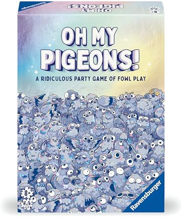 Ravensburger Oh My Pigeons - Fun Game Night and Party Board Game for Families, Adults and Kids Age 8 Years Up - 2 to 5 Players