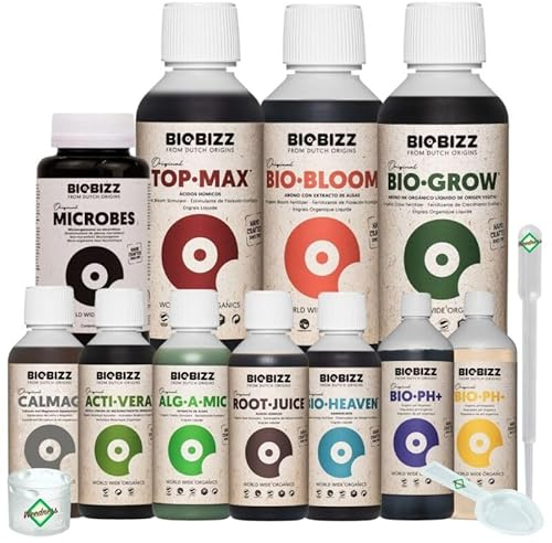 Weedness BioBizz Dünger All-Star Try Pack Big All Extrem - Grow Anbau Indoor Outdoor Naturdünger Bio Starter Orchideen Zimmerpflanzen