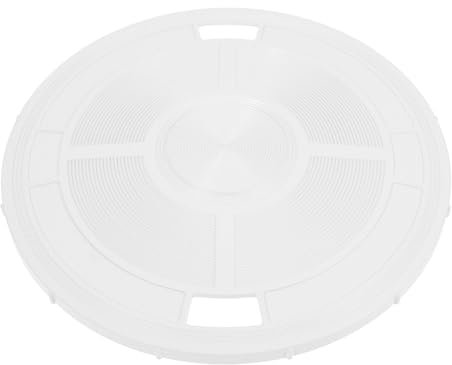 GAROZATION Easy-to-Install Skimmer Abdeckung Für Pool Ersatzdeckel Für Bodenpool-Skimmer Abdeckung Langlebiges Material Schützt Vor Schmutz Und Sorgt Für Beim Schwimmen