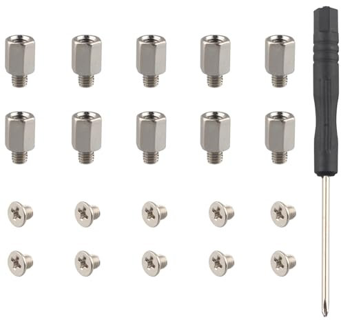 ZDE 20 piezas M.2 SSD Tornillos Kit para M.2 SSD NVMe Montaje para Placa Base ASUS MSI Gigabyte NGFF Raspberry Pi