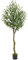 Decoración de olivo de lujo (180 cm) – Planta artificial hecha a mano con ramas de madera auténticas – Perfecto para diseño de interiores, tiendas y apartamentos – resistente a la intemperie para