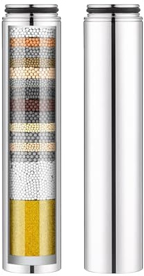 Vikkivikki 2er-Pack Ersatzfilter Kompatibel mit Cobbe Handbrause, Duschfilter zur Wasserenthärtung, Entfernt Chlor, 304 Edelstahl