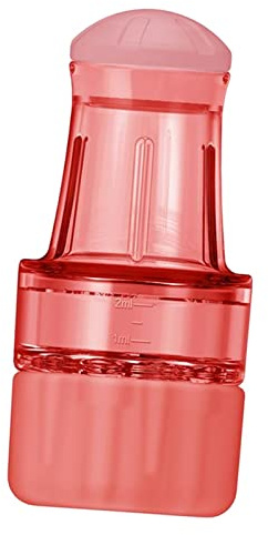 YsXoWiui Scalp Comb Hair Oil Liquid Dispenser with Accurate Scale PC Material Silicone Base Roll Ball Head Even Application Suitable for Daily Care