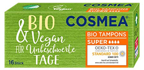 Cosmea Bio Tampons Super, 4 x 16 Stück ( 64 Tampons)