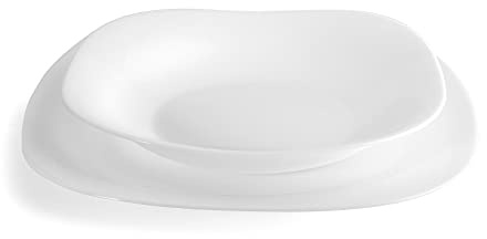 BORMIOLI ROCCO Servizio Tavola 12 Pezzi, Parma, Vetro Opale, 27 cm