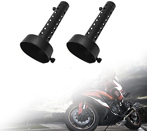 LanCo 2X Motorrad Universal Auspuff Schalldämpfer DB Killer Schalldämpfer 60mm