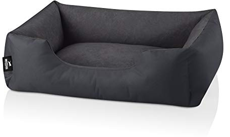 BedDog Hundebett Zara Hundekissen Hundekorb mit Waschbarem Bezug | Hundematratze und Kuschelplatz für Kleine und Große Hunde, Robust Gepolstert, Sechs Größen von S bis XXXL
