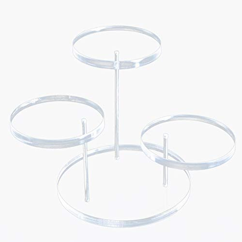 Soporte giratorio de 3 animales para joyas, expositor de joyas, soporte de metal, organizador de joyas, anillos, pendientes, pulseras, collares, exhibidor, estantería, herramientas