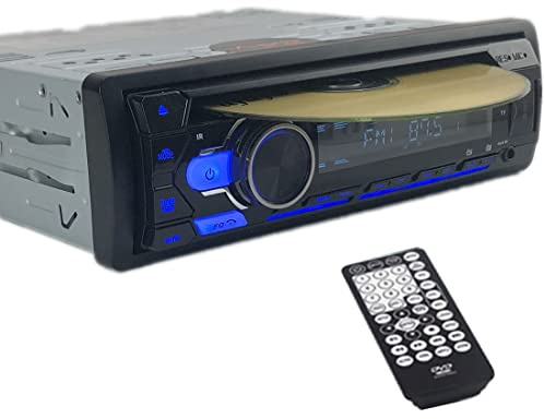 Unidad Principal autoradio con Bluetooth de 24V, Reproductor de CD y DVD, Radio estéreo para Coche de 1 DIN, Manos Libres, MP3, USB, SD, AUX, FM con Puerto ISO