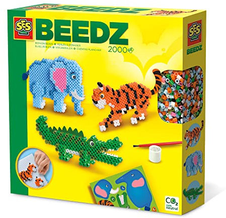 Bügelperlen - Safari-Tiere