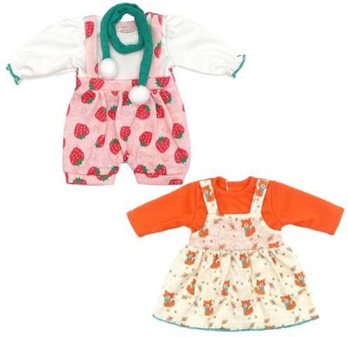 Puppenkleidung, HAOYUNLAI Puppen Kleidungsset für New Born Baby Doll, Bekleidungs-Set für Puppen 35-43 cm - Stil 4
