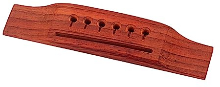 ibasenice Redwood Acoustic Guitar Saddle Gq297 with Vintage Look and Easy Mount for DIY Repair