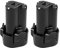 LabTEC 2 Packs 10.8V 3500mAh Lithium-Ionen-Akku für Makita BL1013, Akku-Ersatz für BL1014 194550-6 194551-4 195332-9 DF030D DF330D TD090D Akku für schnurlose Elektrowerkzeuge