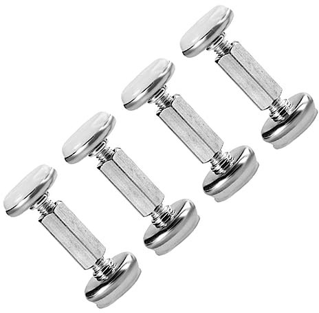 WESIEVYA 4pcs Metal Plastic Material Bed Risers Slip Fixer Sturdy Home Supplies for