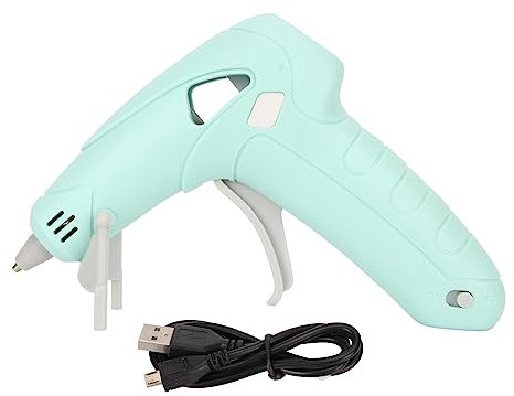 Cordless Hot Glue Gun with USB Rechargeable Leak Proof Technology 90 Minutes Battery for DIY School Decor Lightweight and Compact 10W Electric Glue Gun