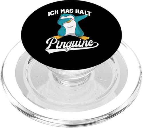 Ich mag halt Pinguine Mädchen Kinder Damen Herren Penguin PopSockets PopGrip für MagSafe