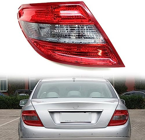 MengZJ Rückleuchte Rücklicht für Benz W204 2008-2010, Heckleuchte Links Rechts, mit wasserdichte,Left