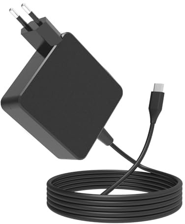 Chargeur 65W USB C Ordinateur Portable pour ASUS Zenbook Chromebook, HP EliteBook x360, Lenovo Thinkpad,Huawei Matebook,Dell, Acer Universel USB C Laptop Charger