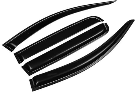 Fensterblenden kompatibel for VW Golf 6 MK6 Schrägheck 2009–2013 Regen Sonnenschutz Vent Windabweiser Formverkleidung