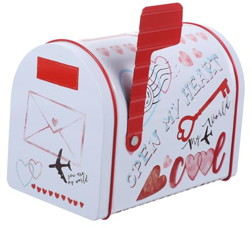 Hemobllo Caja De Hojalata Para Galletas Dulces y Snacks Lata Metálica Tapa Para Fiestas y Regalos Para Almacenar Galletas y Snacks