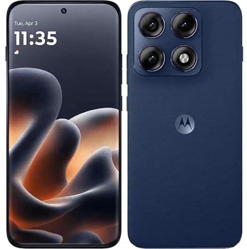 Motorola Edge 70 pro Smartphone (Écran Super-HD de 6,67, Caméra 50 MP avec Moto-IA, 8/256 Go, 6500 mAh, Android 16) Pantone Titan