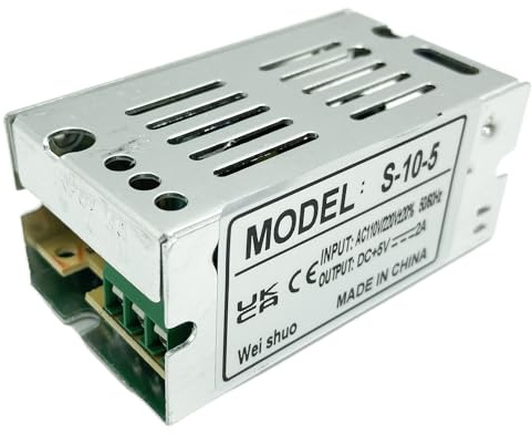 LianShi 5V 2A 10w Universal Schaltnetzteil ​geregelter Transformator urzschluss und Überstromschutz AC220V to DC5V Für industrielle Automatisierung 3D-Drucker LED-Licht