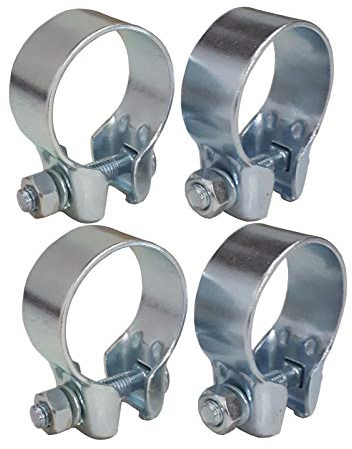 4St. Auspuffschelle 38/42/44/46/50/52/53/54/59/60/64/69 Breitbandschelle Schelle Rohrschelle (4St. Ø 50,5 mm)