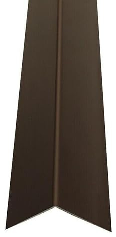 Schlögel GmbH Aluminium Winkel RAL8014 Sepiabraun 1mm 50/50mm 1000mm | Einseitig bandbeschichtet mit Schutzfolie, Blechwinkel Kantwinkel, Winkelmaß und Schenkelmaß wählbar, Sichtseite außen