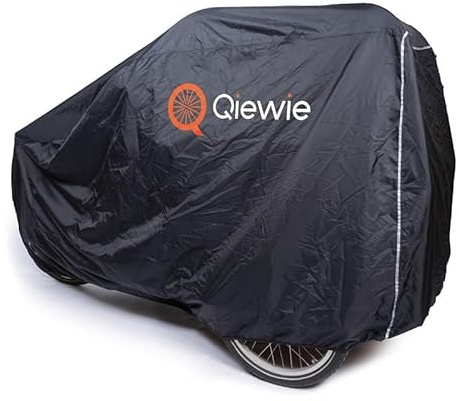 Qiewie Cargo bike Cover Superior - suitable for the Babboe Big | Black
